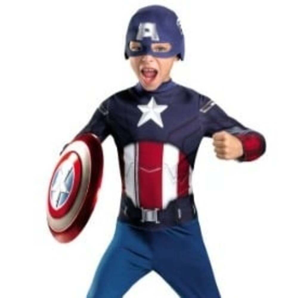NWT Disguise Marvel Avengers Captain America 2pc Halloween Cosplay Costume